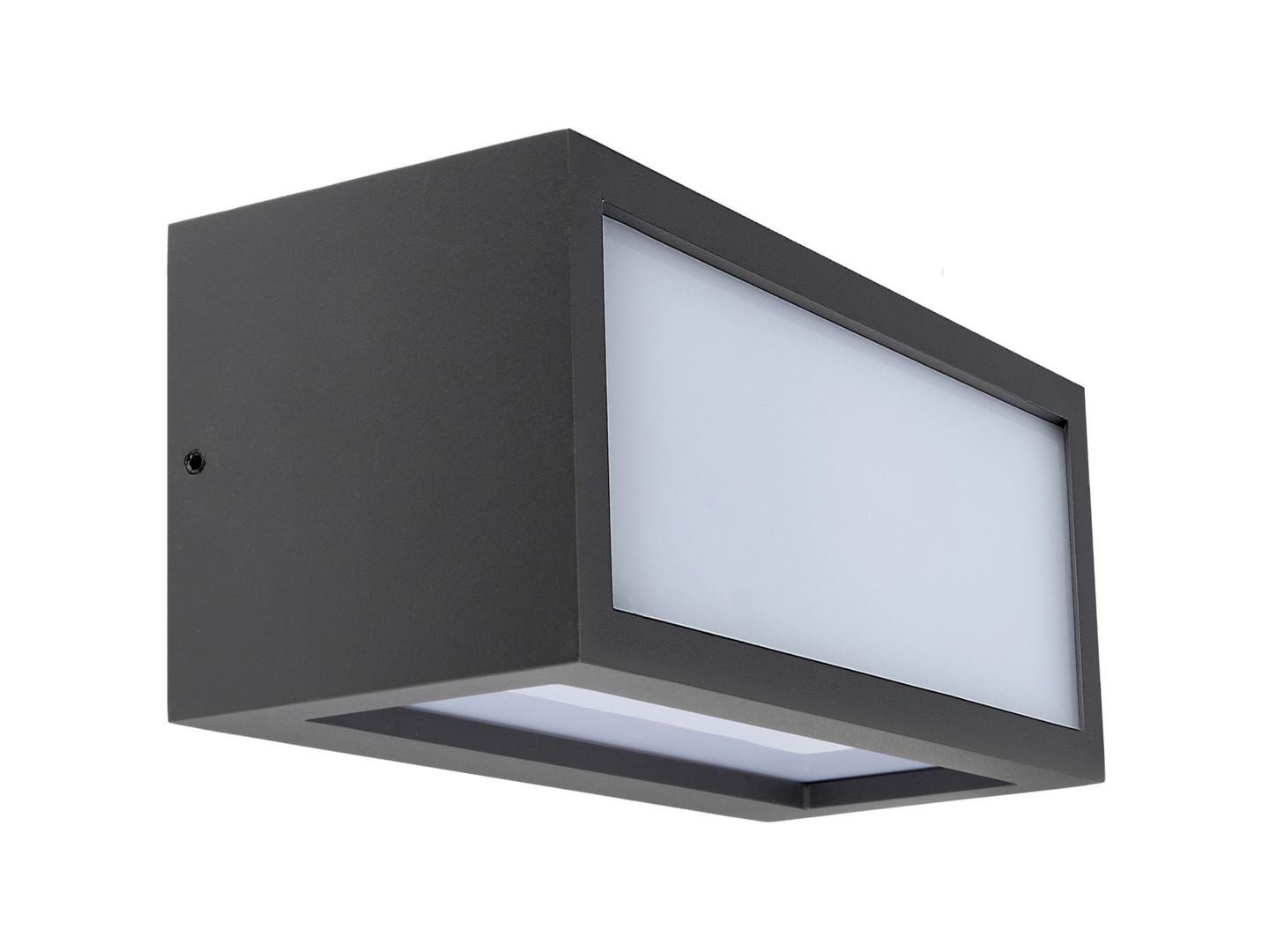 IMPR 731227 Deko-Light venkovní nástěnné přisazené svítidlo Rilongo offen Up and Down, 1x max. 15 W E27, tmavěšedá - DEKOLIGHT