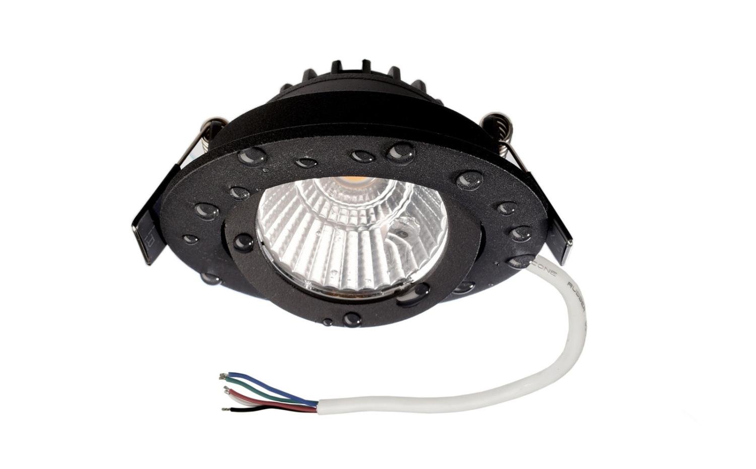IMPR 565452 Deko-Light vestavné bodové svítidlo Dione IP44, 7W, RGB+3000 K, černá - DEKOLIGHT