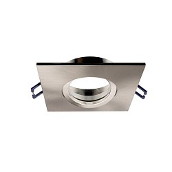 Obrázek pro produkt Deko-Light vestavné bodové svítidlo Samsola Max, hranaté, kartáčovaná stříbrná - DEKOLIGHT