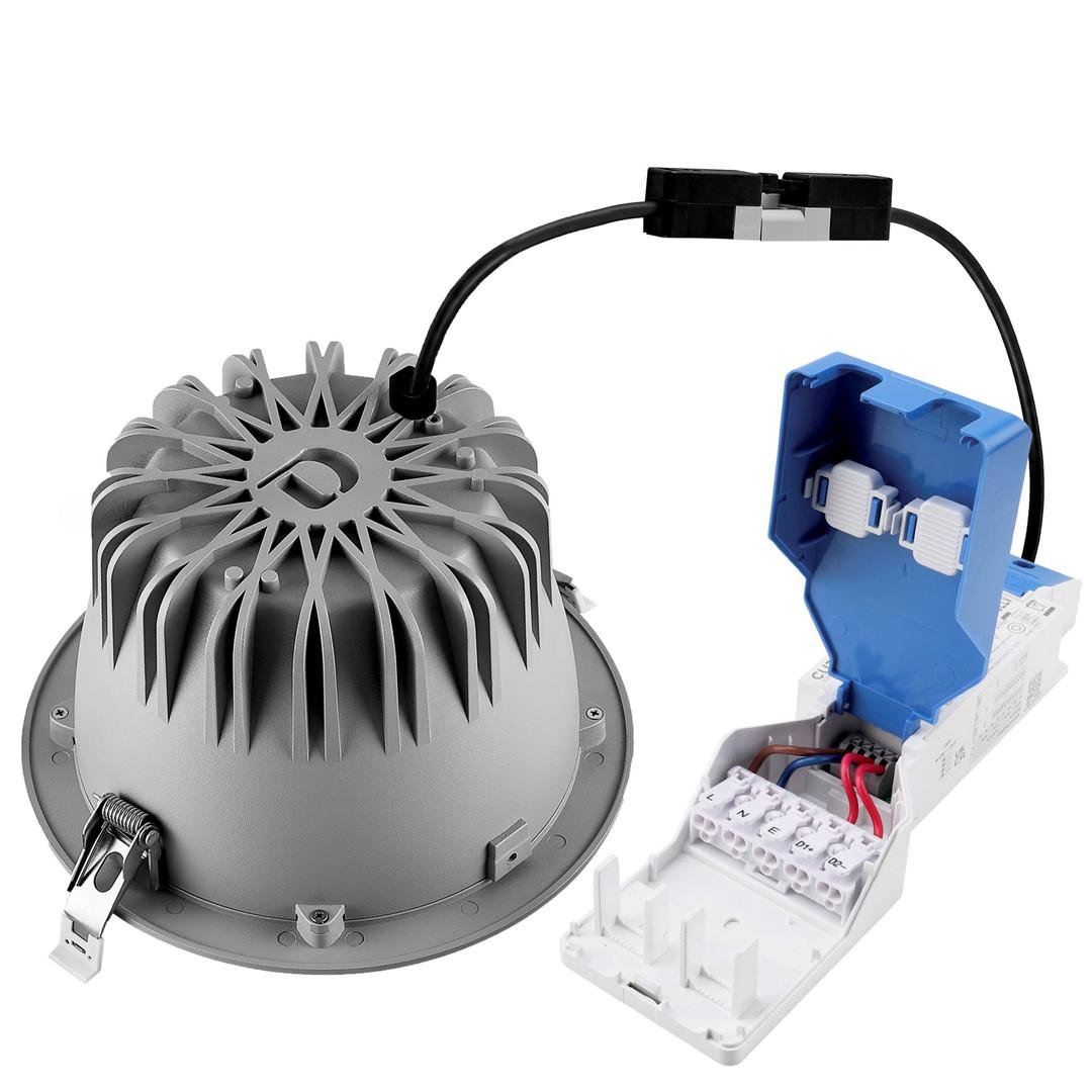 IMPR 565638 Deko-Light vestavné bodové svítidlo Tarvos 190, 21,5 W, DALI, 2700 K, 30 st., světlešedá - DEKOLIGHT (obrázek 4)