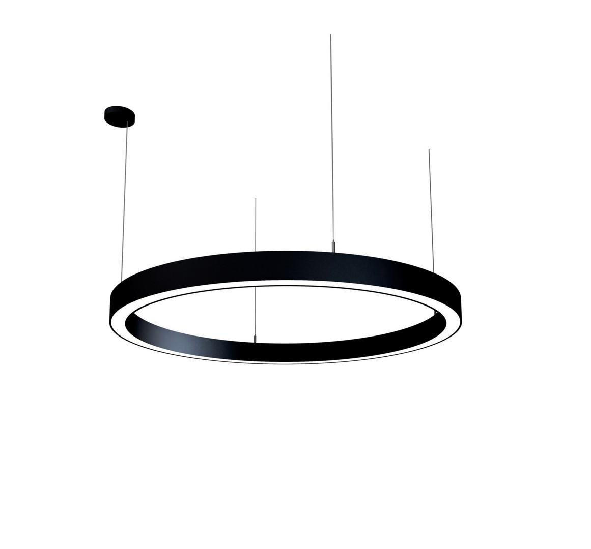IMPR 950562 Deko-Light závěsné svítidlo Lautaro 1200/80 Up/Down opál P4, 105 W, DALI, 3000 K, černá - DEKOLIGHT