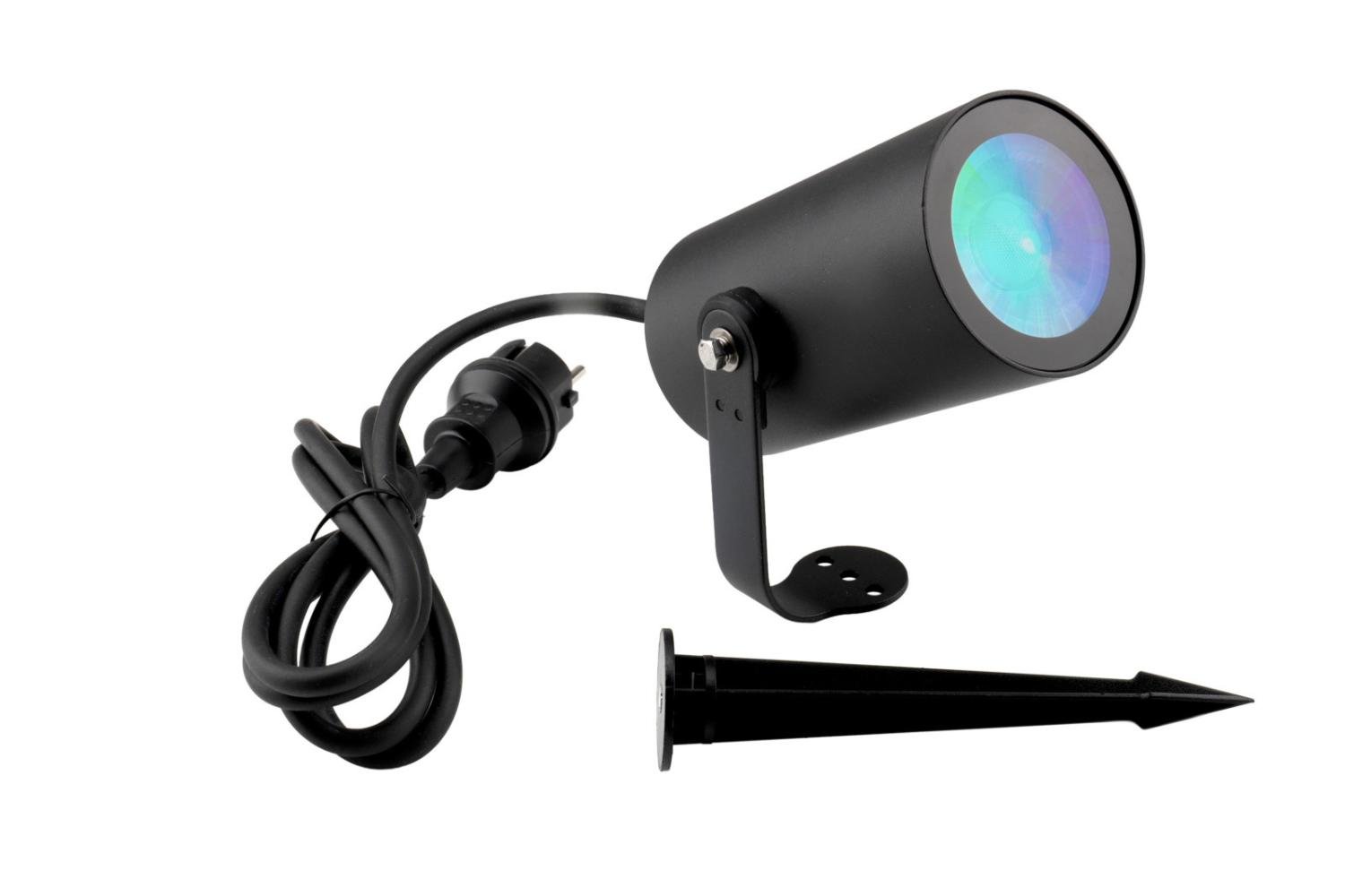IMPR 843540 Deko-Light bodové venkovní svítidlo se zápichem RF-smart, Wide-Spot, 12W, RGB+2700-6500 K, černá - DEKOLIGHT