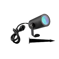 Obrázek pro produkt Deko-Light bodové venkovní svítidlo se zápichem RF-smart, Wide-Spot, 12W, RGB+2700-6500 K, černá - DEKOLIGHT