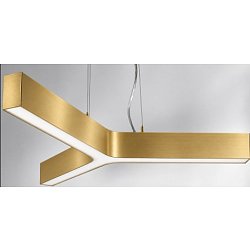 Obrázek pro produkt Závěsné svítidlo Belo LO SKY 770x770x770mm 21W 3010lm 3000K ON/OFF zlaté - Archilight