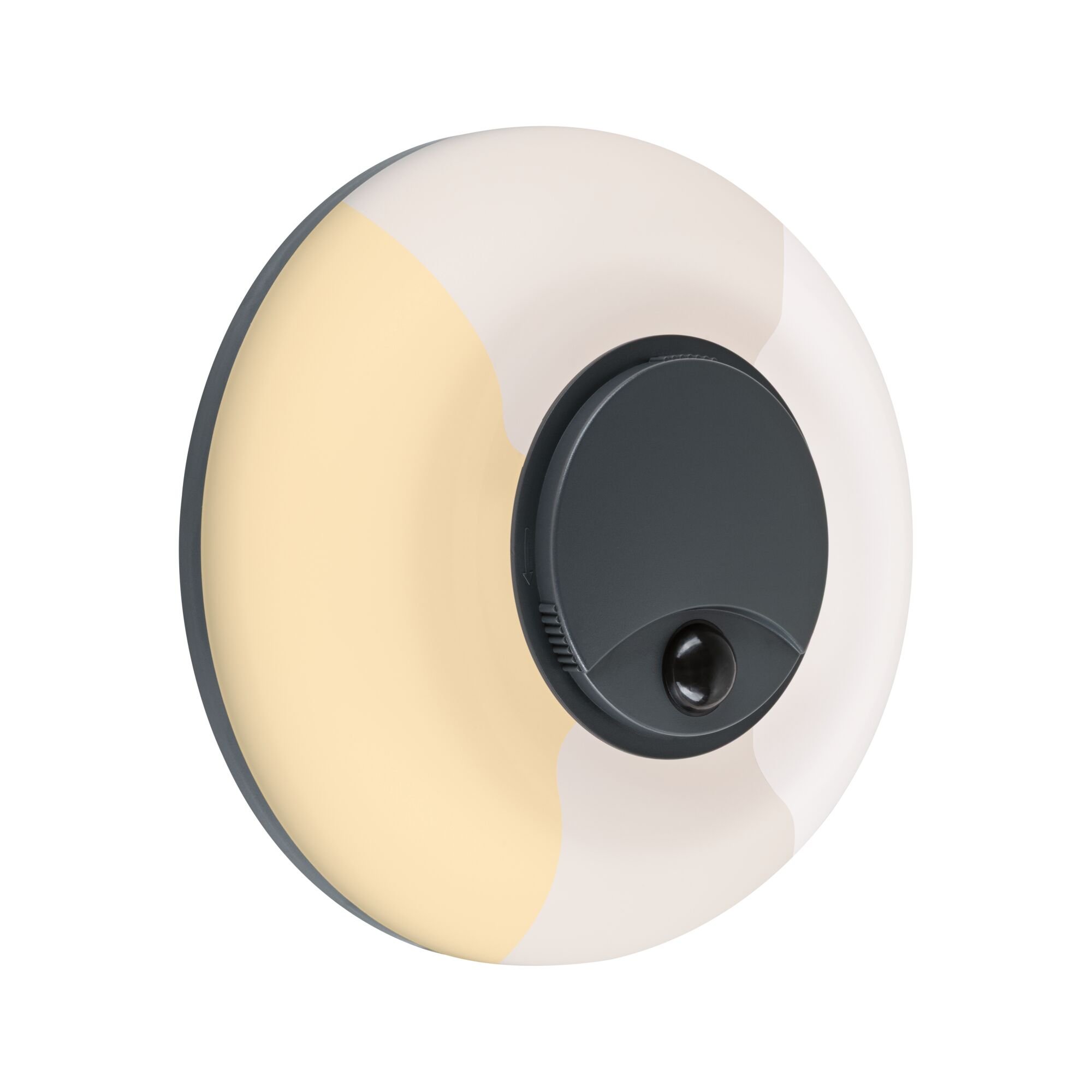 P 94956 LED venkovní nástěnné svítidlo Aureva pohybové čidlo IP65 kruhové 220mm 2200 - 4000K 20,5W 230V antracit/bílá polykarbonát - PAULMANN