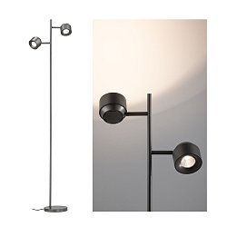 Obrázek pro produkt LED stojací svítidlo Pane 2700K 2x2,2W titanová - PAULMANN