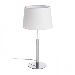Obrázek pro produkt VÝPRODEJ VZORKU - BROADWAY stolní bílá chrom 230V E27 42W - RED - DESIGN RENDL