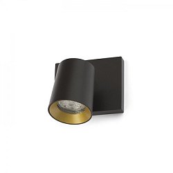 Obrázek pro produkt VÝPRODEJ VZORKU - KENNY I přisazená černá/zlatá 230V GU10 35W - RED - DESIGN RENDL