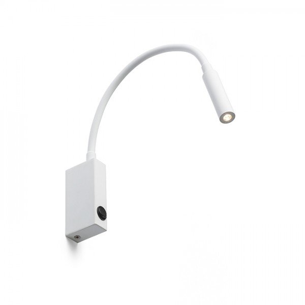 RED R12944X VÝPRODEJ VZORKU - EKE nástěnná bílá 230V LED 3W 60° 3000K - RED - DESIGN RENDL