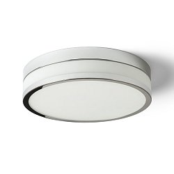 Obrázek pro produkt VÝPRODEJ VZORKU - CIRA LED 35 stropní opálové sklo/chrom 230V LED 24W IP44 3000K - RED - DESIGN RENDL