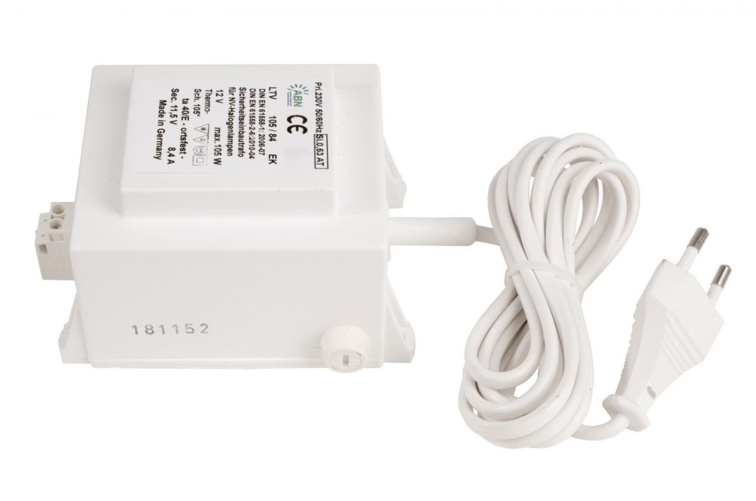 Light Impressions ABN napájení ABN 105VA konvenční konstantní napětí IP20 stmívatelné 12V AC 105,00 W 000107