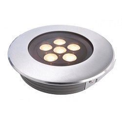 Obrázek pro produkt LED Zápustné zemní svítidlo Flat 6 x 2W teplá bílá 15° - DEKOLIGHT