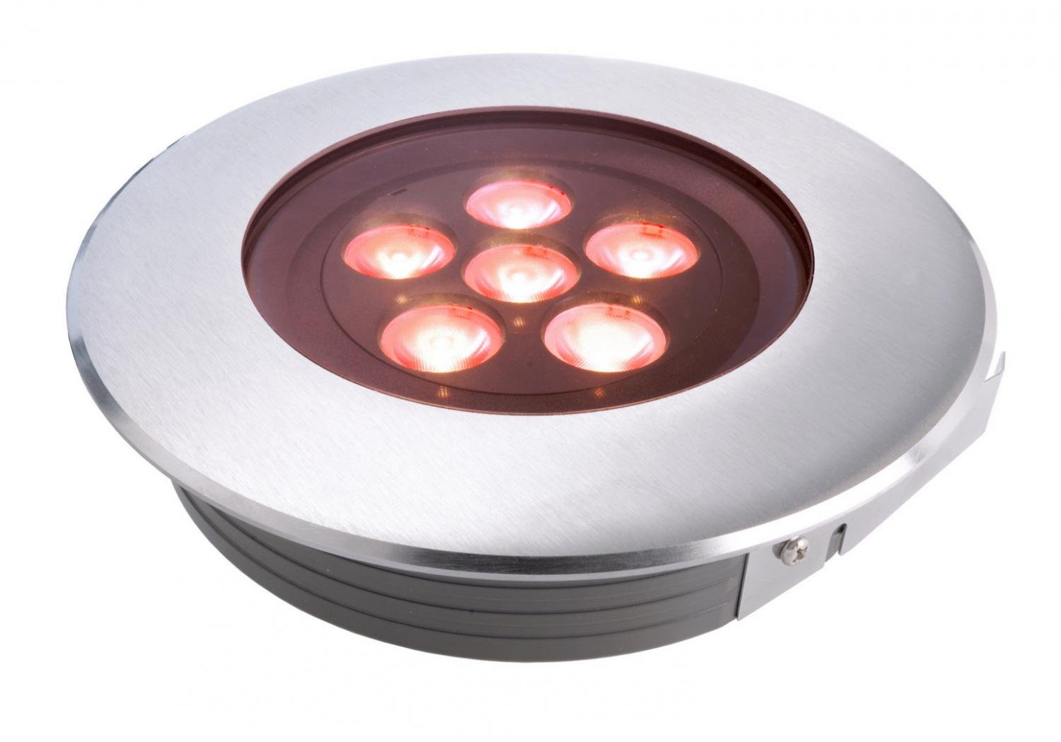 IMPR 100116 LED Zápustné zemní svítidlo Flat 6 x 2W RGB 3in1 LED 30° - LIGHT IMPRESSIONS