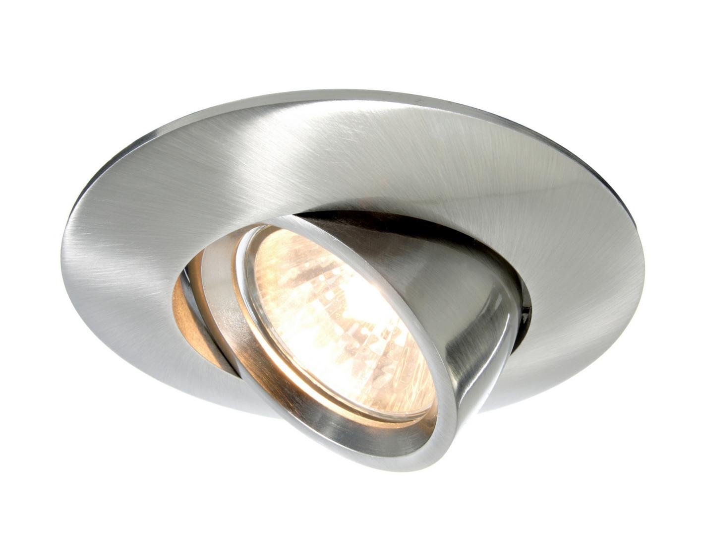 Zápustné svítidlo MR16 Flat otočné-výklopné kartáčovanýželezo - LIGHT IMPRESSIONS Obrázek produktu Zápustné svítidlo MR16 Flat otočné-výklopné kartáčovanýželezo - LIGHT IMPRESSIONS