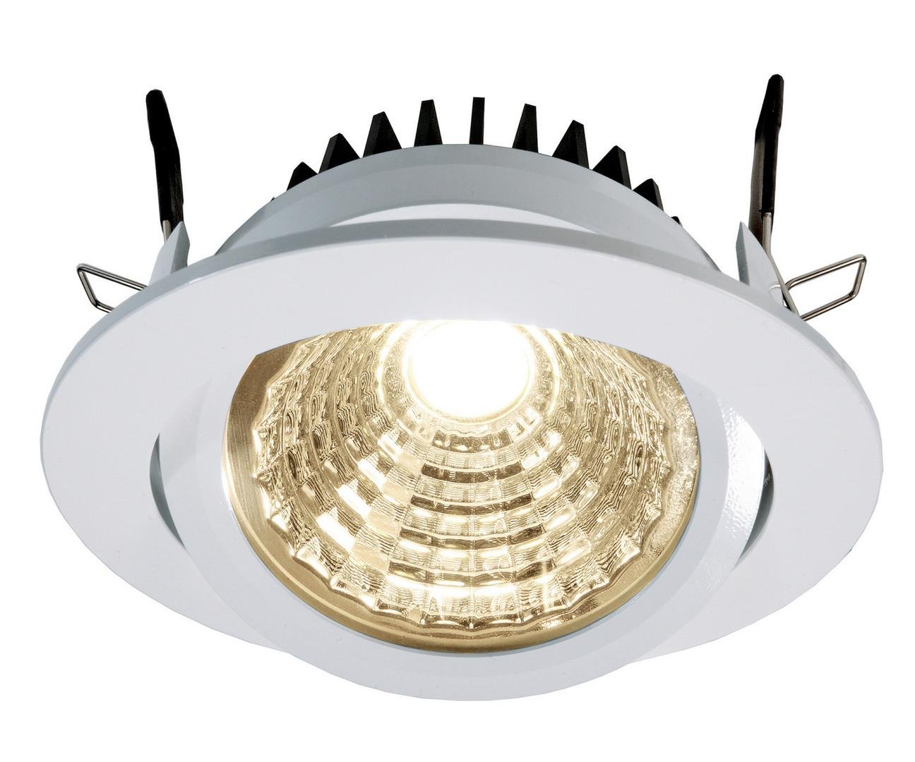 Kapego COB Downlight výklopný 12W 3000K bílá 350mA - LIGHT IMPRESSIONS Obrázek produktu Kapego COB Downlight výklopný 12W 3000K bílá 350mA - LIGHT IMPRESSIONS