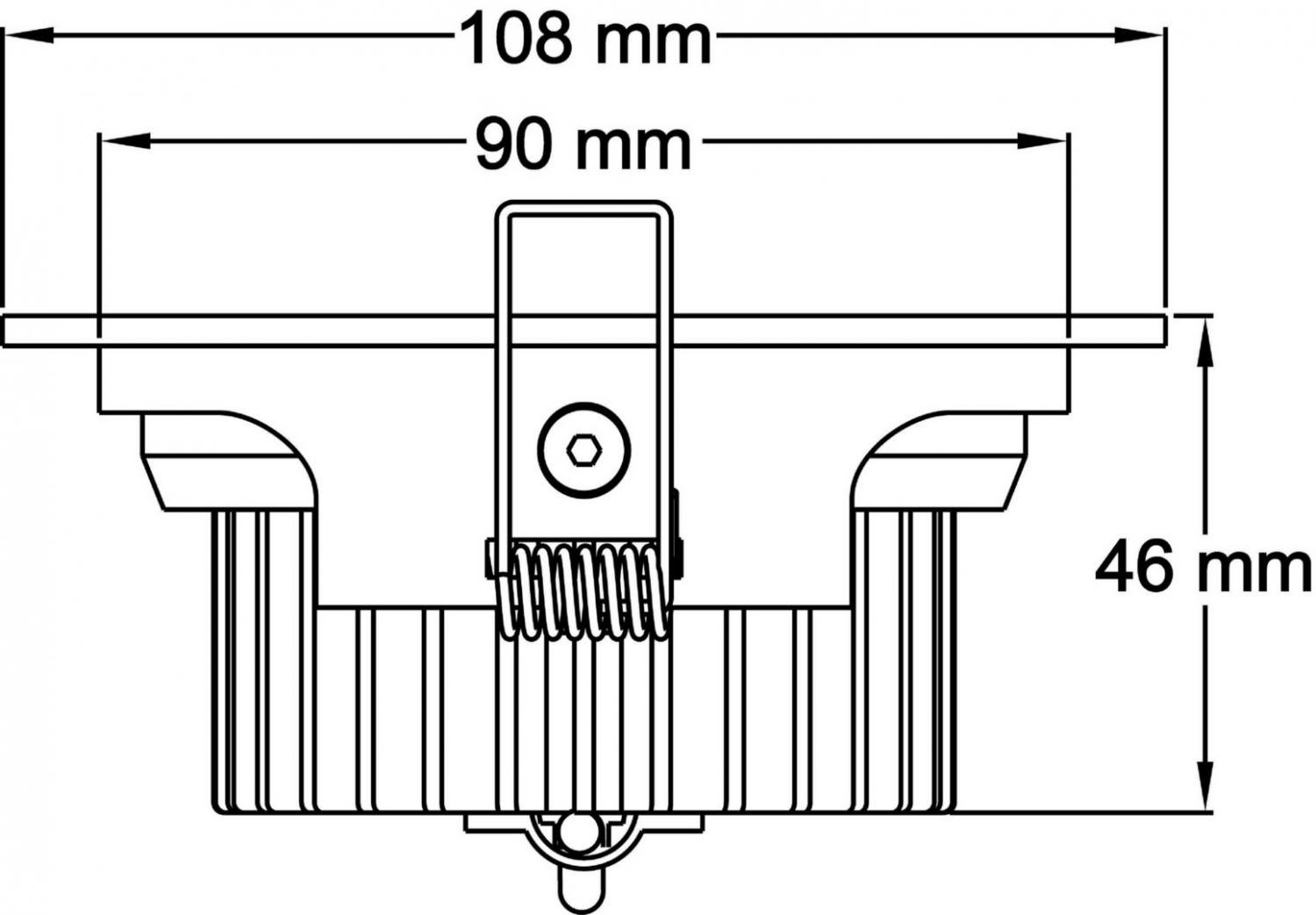 IMPR 565069 Kapego COB Downlight výklopný 12W 6000K bílá 350mA - DEKOLIGHT (obrázek 4)