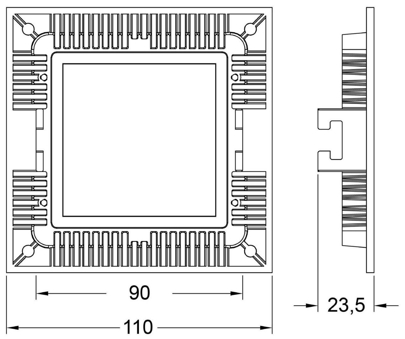 IMPR 565154 Kapego LED Panel 18 LEDs 350mA DC konstant 4000K 8W - DEKOLIGHT (obrázek 5)