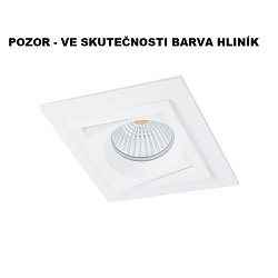 Obrázek pro produkt Vestavné svítidlo Aluminio Plata, kartáčovaný hliník 1x50W, 230V - BPM