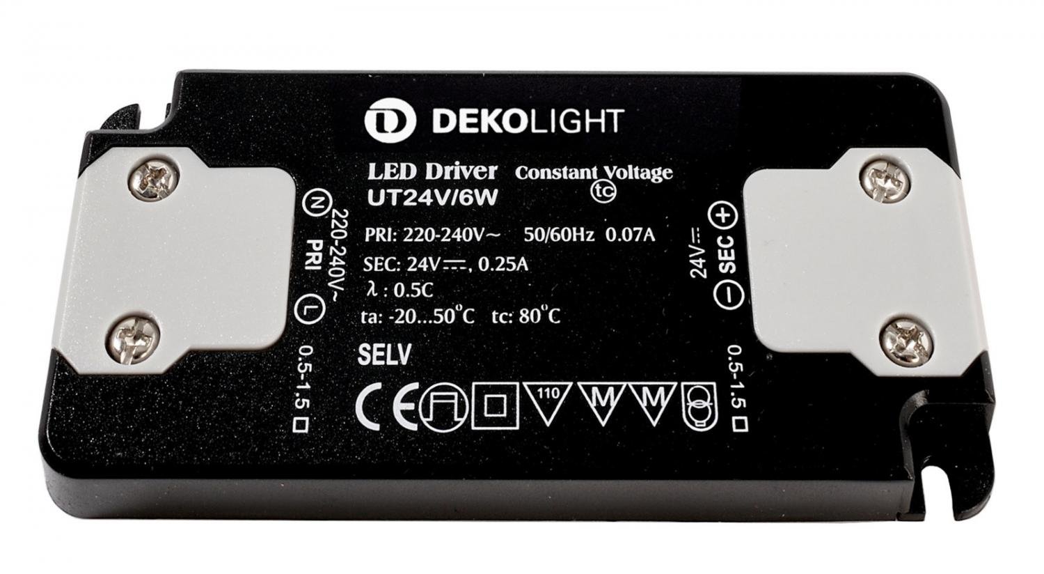 IMPR 872630 LED napaječ Flat 230V AC / 50Hz / 24V 6W - LIGHT IMPRESSIONS