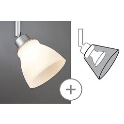 Obrázek pro produkt Stínidlo DecoSystems max.50W, Wolbi bílá - PAULMANN