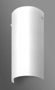 LU S1.12W.31 Nástěnné svítidlo Maia 2x60W E14 triplex opál sklo bílé - LUCIS