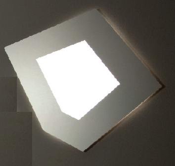 LUX 18044.00 Vestavné svítidlo Zig - Zag 44 nerez 25W 2250lm 220V - LUXLIGHTING