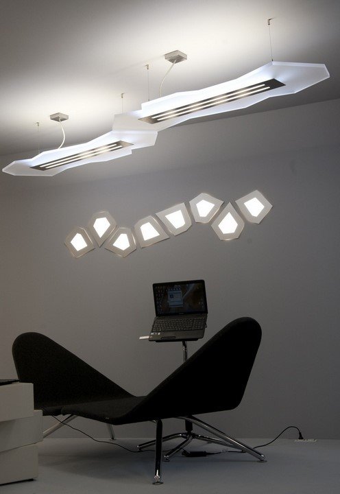 LUX 18072.00 Vestavné svítidlo Zig - Zag 72 nerez 40W 3600lm 220V - LUXLIGHTING (obrázek 3)