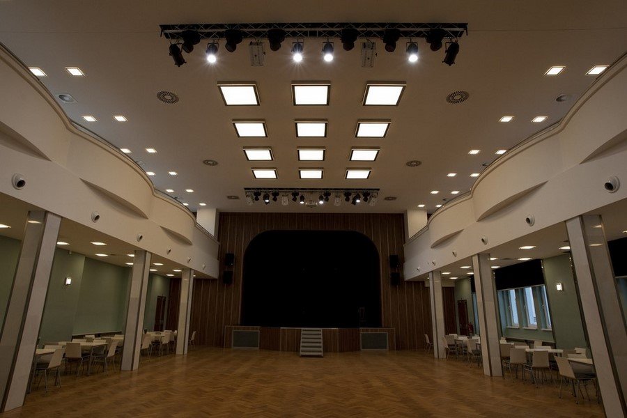 LUX 19062.00 Stropní / nástěnné svítidlo Corona UP 62 nerez 37,5W 4134lm 220V - LUXLIGHTING (obrázek 5)