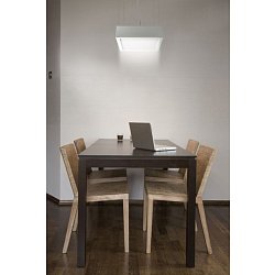 Obrázek pro produkt Závěsné svítidlo Kuby 30Z max.2x23W E27 230V bílý ekolit - ECO DESIGN