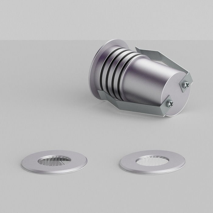 Levně PANIT EST700 Venkovní svítidlo NIP DC kruhová zemní 24= LED 3W 30° IP67 4000K - PAN INTERN.
