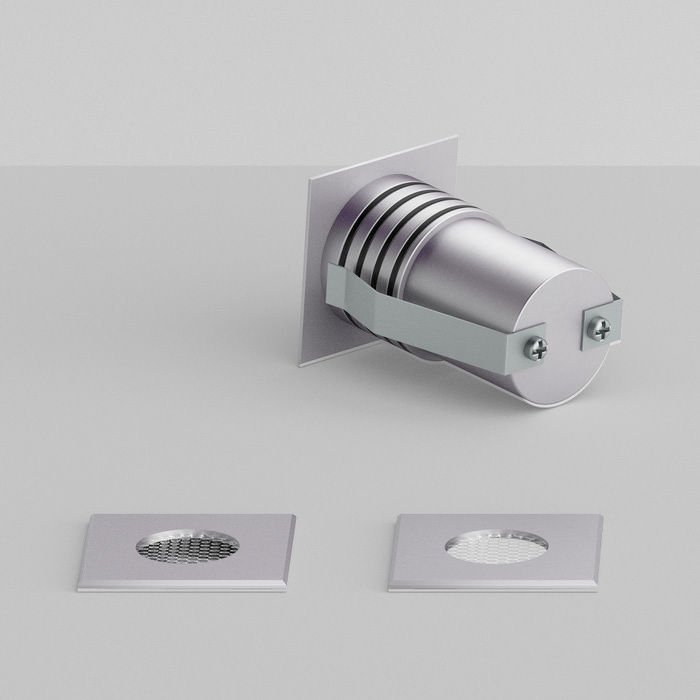 Levně PANIT EST705 Venkovní svítidlo TUCK DC čtvercová zemní 24= LED 3W 30° IP67 40 - PAN INTERN.