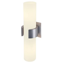 Obrázek pro produkt Nástěnné svítidlo DENA II nástěnná česaný hliník 230V E14 2x40W - BIG WHITE (SLV)