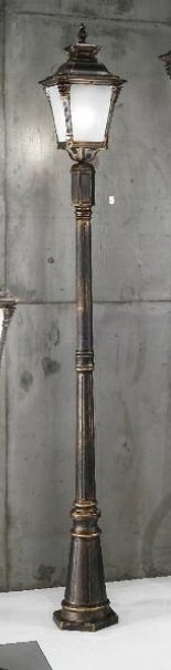 OR AL 11-1141/1 Venkovní sloupkové svítidlo 1x60W E27, patina, IP44,výška 240cm - ORION