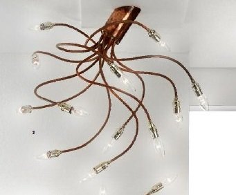 OR DL 7-543/12 Nástěnné/stropní svítidlo 12x40W E14 měď, délka ramene 80cm - ORION