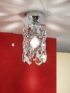 OR DL 7-555/1 CHROM Stropní svítidlo 1x40W chrom/křišťál 