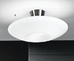 OR DL 7-566/2 Stropní svítidlo 2x60W E27 satin/opál sklo, průměr 49cm - ORION