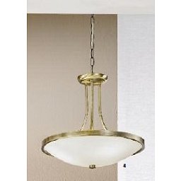 Obrázek pro produkt Závěsné svítidlo 3x60W E27 patina/sklo, průměr 39,5cm - ORION