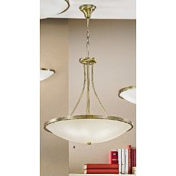Obrázek pro produkt Závěsné svítidlo 5x60W E27 patina/sklo, průměr 56,5cm - ORION