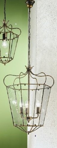 OR HL 6-1532/3 Závěsné svítidlo 3xE14 antik/zlato, průměr 45cm, výška 65cm - ORION