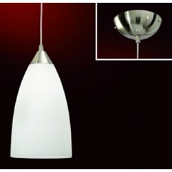 Obrázek pro produkt Závěsné svítidlo 1x60W E27 satin/dekor Aljaška, pr. 15cm - ORION