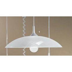 Obrázek pro produkt Závěsné svítidlo 1xE27 růžová barva, průměr 40cm - ORION