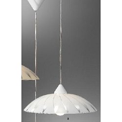 Obrázek pro produkt Závěsné svítidlo 1x E27, bílá barva, průměr 33cm - ORION