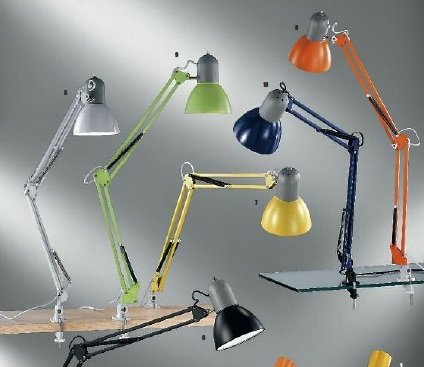 OR LA 4-1060 BÍLÁ Stolní lampa 1xE27, bílá barva, nastavitelné rameno - ORION (obrázek 2)