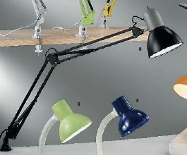 OR LA 4-1060 ČERNÁ Stolní lampa 1xE27, černá barva, nastavitelné rameno - ORION