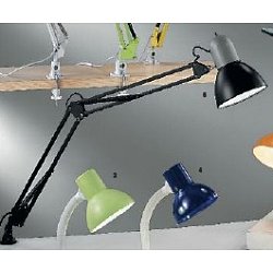 Obrázek pro produkt Stolní lampa 1xE27, černá barva, nastavitelné rameno - ORION