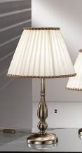 OR LA 4-1085/1 Stolní lampa 1xE27 patina, výška 50cm, průměr 30cm - ORION