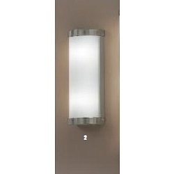 Obrázek pro produkt Nástěnné svítidlo 2x40W G9 satin/sklo, délka 25,5cm, krytí IP44 - ORION