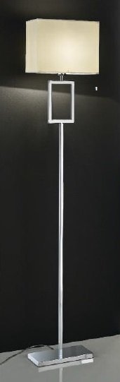 OR STL 12-1135/1 Stojací lampa 1x60W E27 chrom, výška 160cm, stínidlo 30x20x25cm - ORION