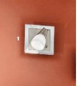 OR STR 10-423/1 Nástěnné svítidlo 1x40W G9, satin, průměr skla 5,5cm, vypínač - ORION