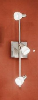 OR STR 10-423/3 Stropní svítidlo 3x40W G9 satin, průměr skla 5,5cm, délka 56,5cm - ORION